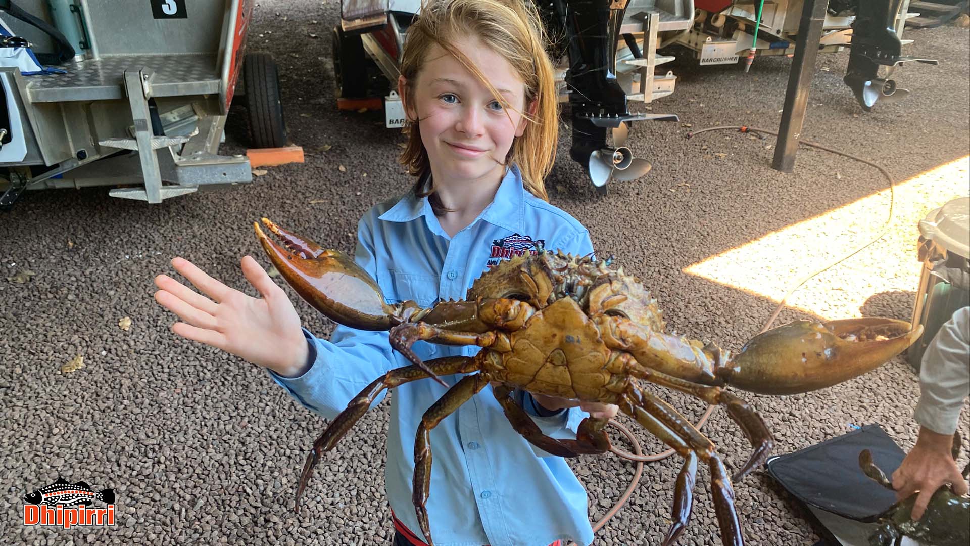 Look at the size of this Mud Crab!!! — Dhipirri Barra